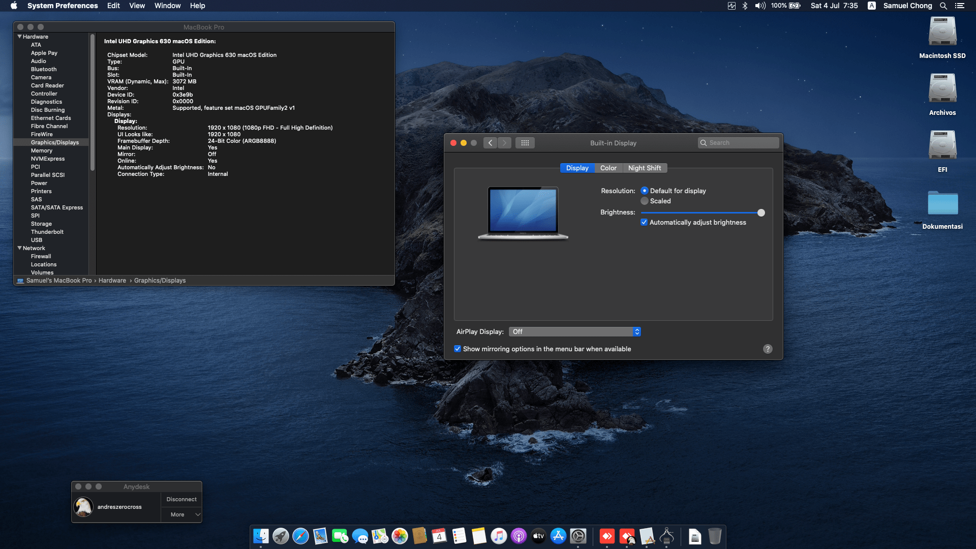 MSI GL63 8RCS 060US [CoffeeLake   Intel UHD 630 + I2C] 7